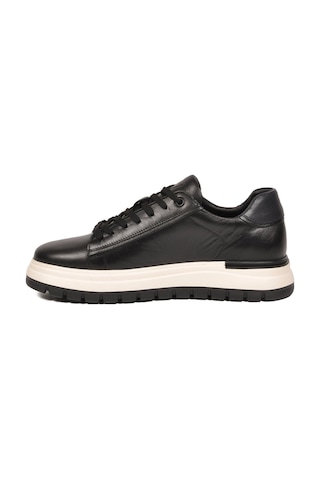 Voyager Siyah Hakiki Deri Hafızalı Taban Erkek Casual Ayakkabı Sneaker M387 M