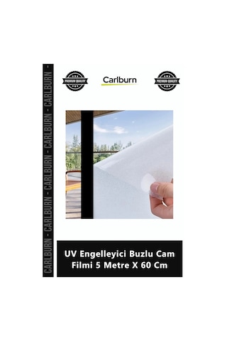 Özel Üretim Kaliteli Gizlilik Sağlayan Kaplama Uv Engelleyici Buzlu Cam Filmi 5 Metre X 60 Cm