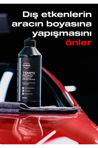 Nasiol Temporoad Geçici Araç Yüzeyi Koruyucu Sıvı Film Geçici Boya Koruma 500 ML Leke Böcek Koruyucu