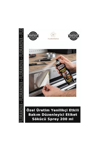 Özel Üretim Yenilikçi Etkili Bakım Düzenleyici Etiket Sökücü Sprey 200 Ml