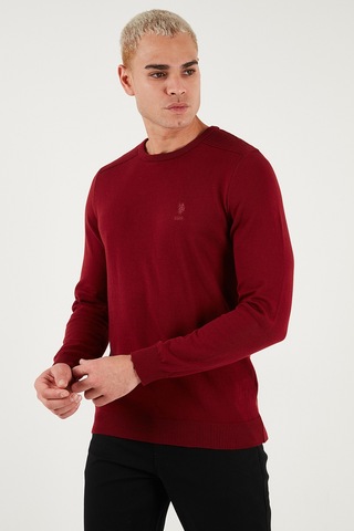 U.S. Polo Assn. U.s. Polo Assn Erkek Kazak G081sz0tk2226959 Bordo Bordo