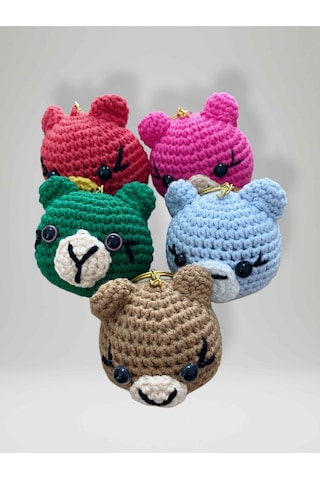 Amigurumi Anahtarlık 7-8 Cm Sevimli El Örgüsü Hediyelik Anahtar Ve Çanta Aksesuarı 69576742