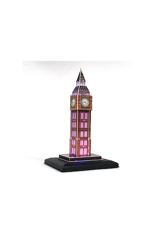 Cubicfun 3d 28 Parça Puzzle Big Ben Saat Kulesi - İngiltere Led Işıklı