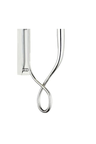 Lampaluce Lungo Şapkalı Aplik Krom Tekli 30x40cm Krom - Siyah