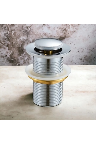 Wezone Fareler Ve Banyolar İçin Çeşitli Malzeme Ve Renk Seçenekleriyle Tıklama Tipi, Tüberkeksiz Alt Vana Çelik, Paslanmaz Çelik, Abs Plastik - Siyah, Gümüş, Altın, Bronz Gümüş