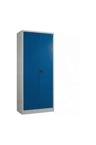4 Gözlü 5 Bölmeli Dosya Dolabı Mavi 92x40x198