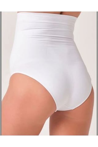 Colezium Beyaz Kadın Dikişsiz Slip Korse Çok Renkli