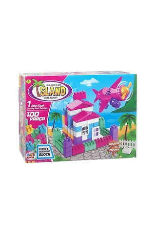 Asya Oyuncak Ant Block 100 Parça Island Ant 010