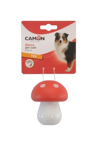 Camon Tpr Ödül Hazneli Mantar Şeklinde Dayanıklı Köpek Oyuncağı 9 Cm