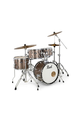 Pearl Rs585bc/c707 Roadshow Aksamlı Ve Zilli Akustik Davul Seti