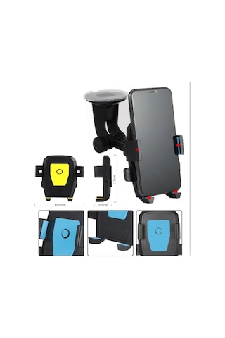 Araç İçi Cam Ve Torpido Vantuzlu Telefon Tutucu 5047