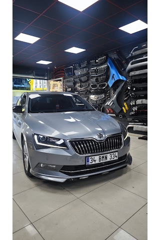 Skoda Süper B Makyajlı Kasa Abt Ön Tampon Eki Plastik Boyasız