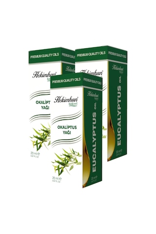 Hekimhan Bitkisel Okaliptus Yağı 3 x 20 ML
