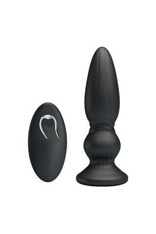 Odins Shop BDM1258 USB Şarjlı 12 Titreşim Modlu Kumandalı Boğumlu Plug