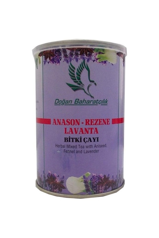 Doğan Baharatçılık Anason Rezene Lavanta Bitki Çayı Teneke 100 G