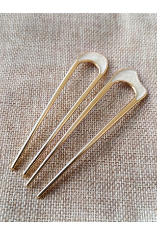 Villovatik İki Toplu İğne Takımı 176954173 Altın