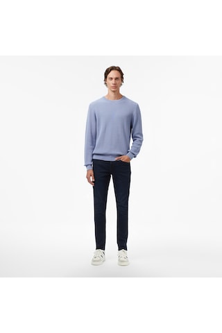 Nautica Erkek Mavi Classic Fit Kazak Düz S57212t Mavi