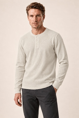 Redline Bron Erkek Yeni Sezon Oversize Düğmeli Sweatshirt Bej