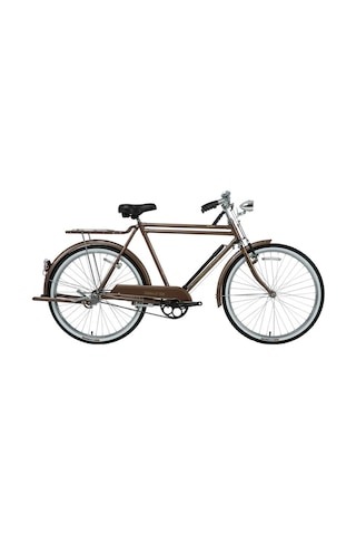 BİSAN ROADSTAR CLASSIC HİZMET BİSİKLETİ 58CM V 26 JANT 1 VİTES KAHVERENGİ SİYAH GOLD