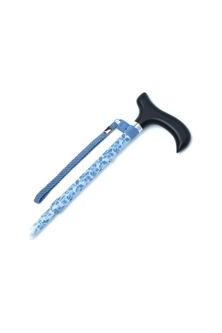 Mf606 Katlanır Baston B044-8449-1 Mavi Çiçekli