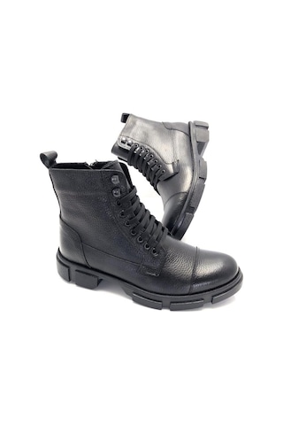 Deritarz Hakiki Deri Kürklü Postal Erkek Bot