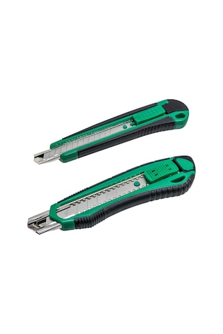 Elta Ergonomik Kilitli Maket Bıçağı Seti 9 Ve 18 Mm