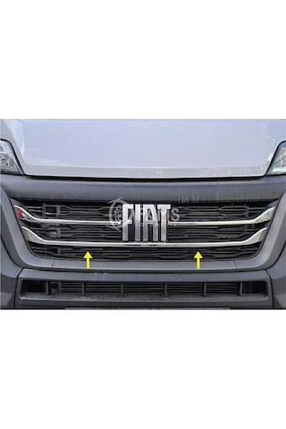 Fiat Ducato Krom Ön Panjur 3 Parça 2022 Ve Üzeri Paslanmaz Çelik