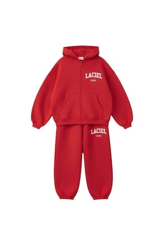 Laciel Prs Kapüşonlu Eşofman Takımı Kırmızı Kırmızı