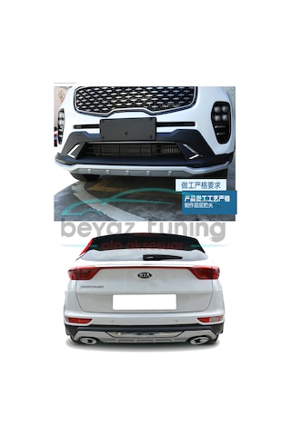 Kia Sportage Ön Arka Tampon Koruma Difüzör 2016-2017-2018