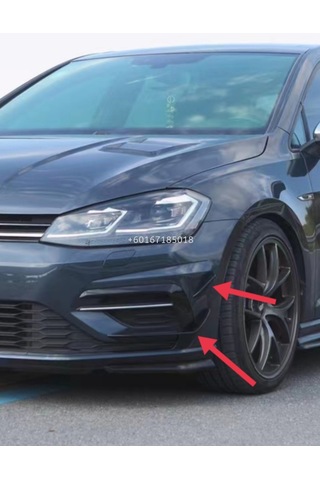 Vw Golf 7.5 R Ön Tampon Bıçakları // Canard
