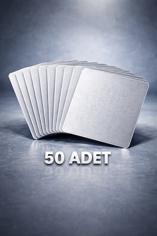 Rfgate Nfc Dijital Kartvizit Ntag213 Silver - 50 Adet
