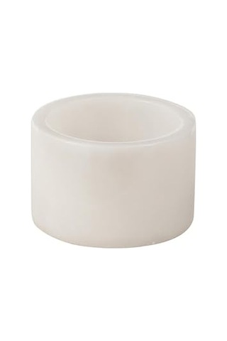 Nero Mermer Baharatlık 6x10 Cm Mermer Tuzluk Biberlik Dekoratif Baharatlık Beyaz Genel