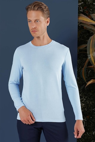 Efor Ts 870 Slim Fit Mavi Spor T-shirt Mavi