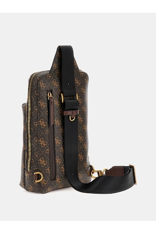 Guess Pleak Erkek Omuz Çantası Hmevzlp3407-bnh Hmevzlp3407-bnh Kahverengi Kahverengi