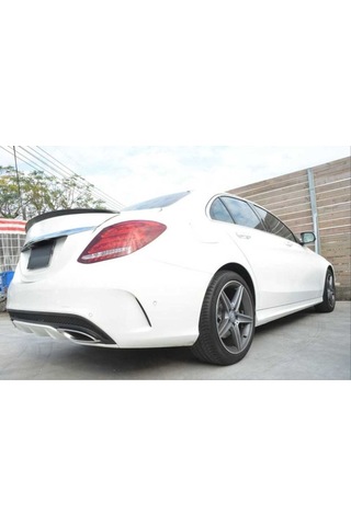 Mercedes W205 Uyumlu Amg Profesyonel Fırın Boyalı Spoiler 2014-2019