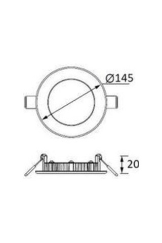 Ld469 Slim Yuvarlak Led Panel 9w 6500k 5 Adet