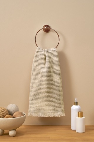 Plain Waffle 2'li Kurulama Peçetesi 50x70 Cm Krem/bej