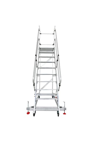 9+1 Denge Ayaklı Tekerlekli Endüstriyel Platform 90x30 -