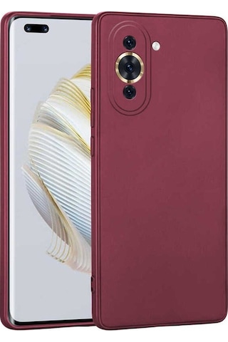 Huawei Nova 10 Pro Kılıf Zore Premier Silikon Kapak Mürdüm