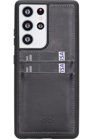 Bouletta Samsung Galaxy S21 Ultra Uyumlu Deri Arka Kapak FXCPRST1