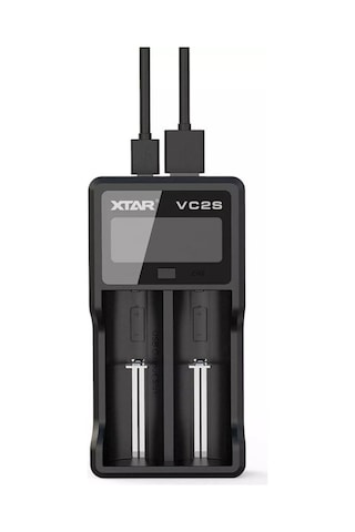 Xtar VC2S Lcd Ekranlı Li-ion/Ni-Mh/Ni-Cd Pil Şarj Cihazı 2li