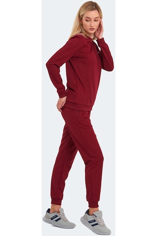 Slazenger OLINDA Kadın Cepli Bordo Eşofman Takımı