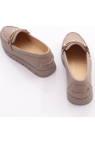 Dgn 5604-6 Kadin Loafer Ayakkabi Vizon Floater