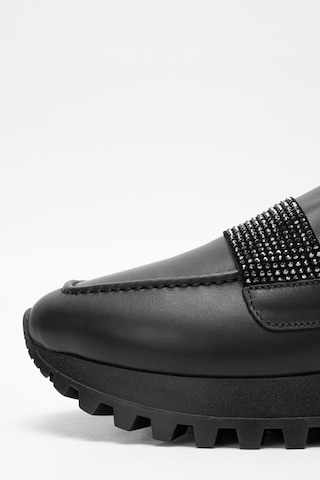 Valmenti Kadın Siyah Hakiki Deri Loafer Ayakkabı 923 V-102 Bn Ayk Sk23/24