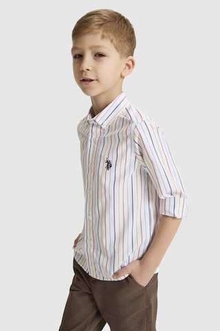 U.S. Polo Assn. Erkek Çocuk Sarı Gömlek Desenli 50324642-vr044