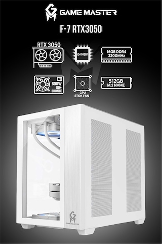 Game Master F-7 i5-11400F 16 GB 512 GB SSD Dos Masaüstü Oyuncu Bilgisayarı
