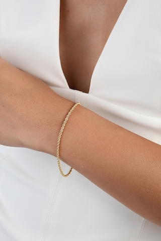 Altınkesesi 14 Ayar Altın Halat Burgu Bileklik