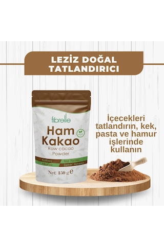 Fibrelle Ham Kakao 150g / Raw Cocoa Powder 150g