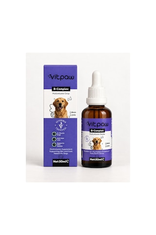 B+ Complex Dog Köpekler İçin Deri Ve Tüy Sağlığını Destekleyici Multivitamin Damla 50 Ml.