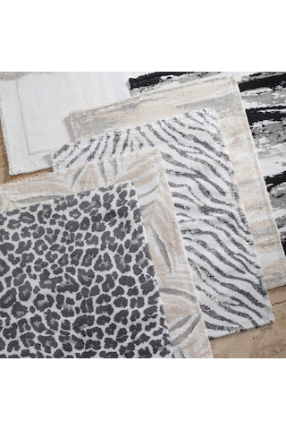 Mudo Home Zebra 2'li Banyo Paspas Seti Çok Renkli